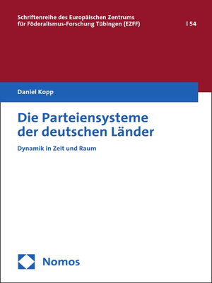 cover image of Die Parteiensysteme der deutschen Länder
